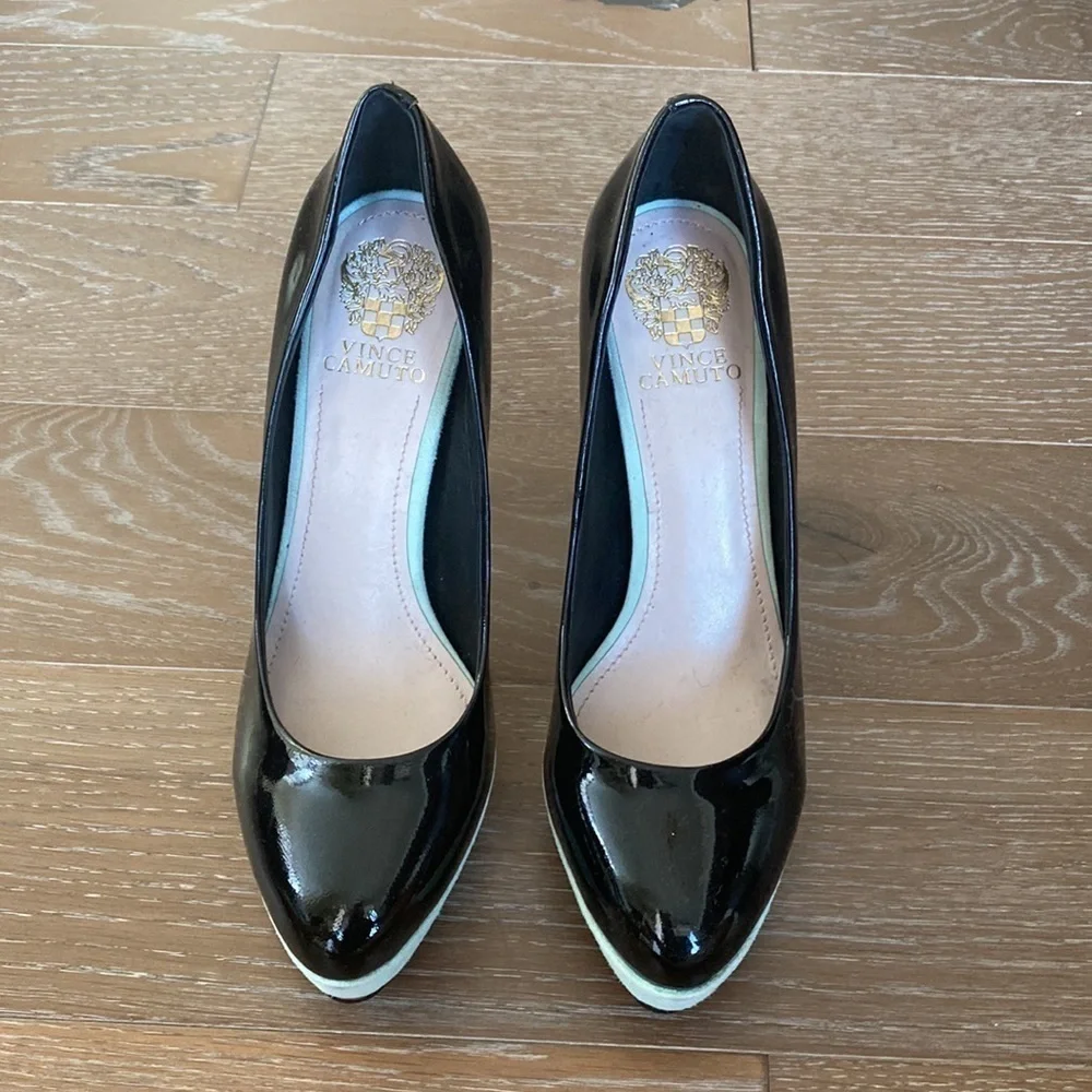 Vince Camuto Patent Leather Platform Pump | 9M